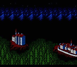 Sword Master (NES) screenshot: In between levels, you are shown your progess.