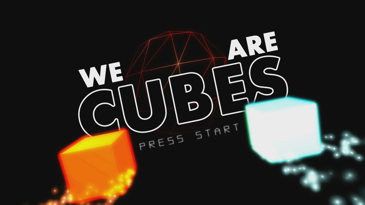 We Are Cubes (Xbox 360) screenshot: Title screen (Trial version)