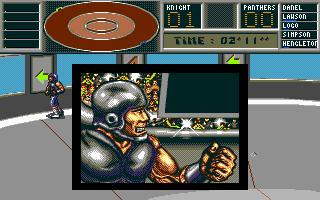 Killerball (DOS) screenshot: You made the score...