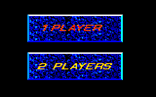 Killerball (Amstrad CPC) screenshot: Number of Players Selection