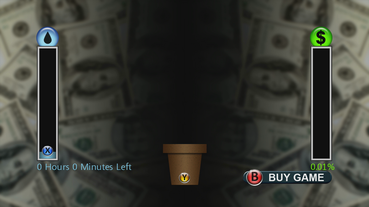 Virtual Money Plant (Xbox 360) screenshot: The excitement!