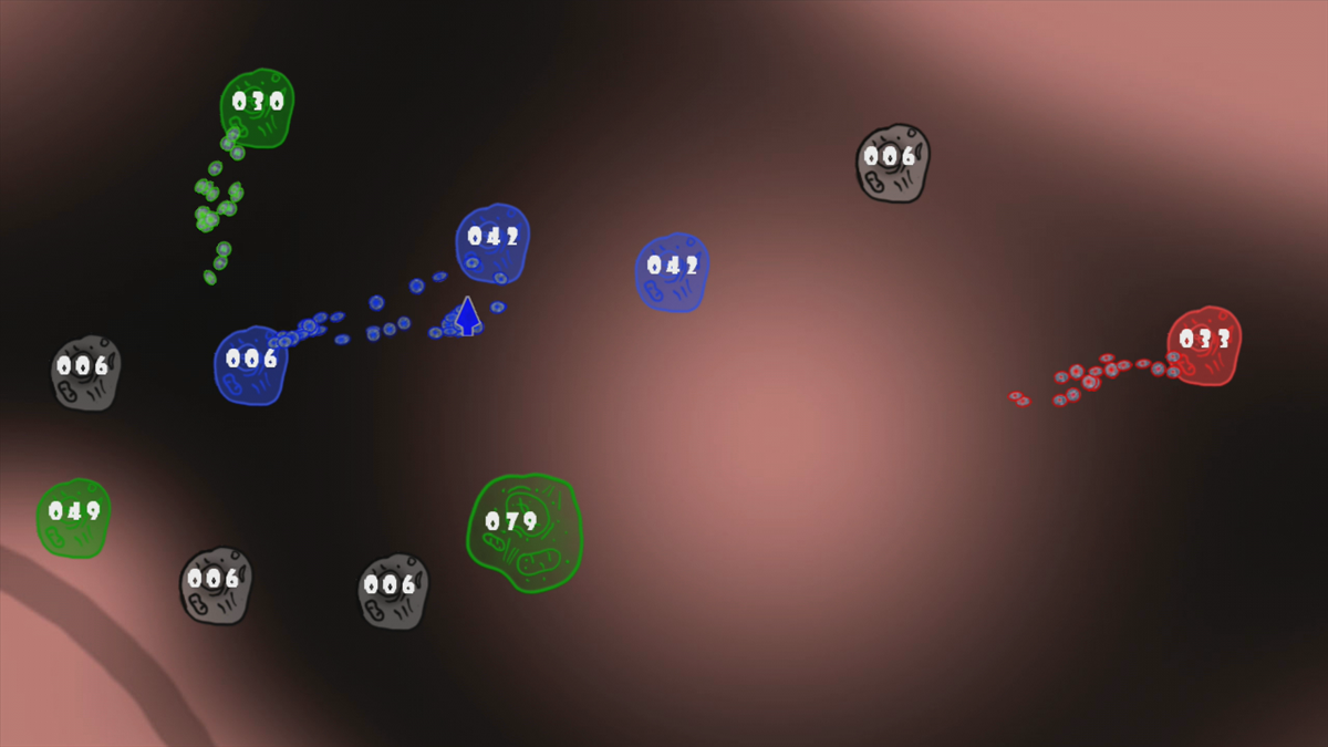 Virus Attack (Xbox 360) screenshot: A random match (Trial version)