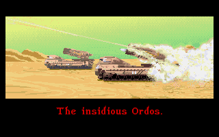 Dune II: The Building of a Dynasty (Amiga) screenshot: The Deviators (Introduction).