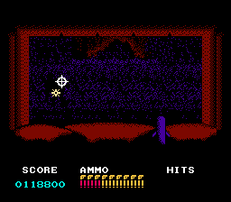 Platoon (NES) screenshot: It is dark, and you'll only see the silhouettes of your enemies and the fire of their guns.