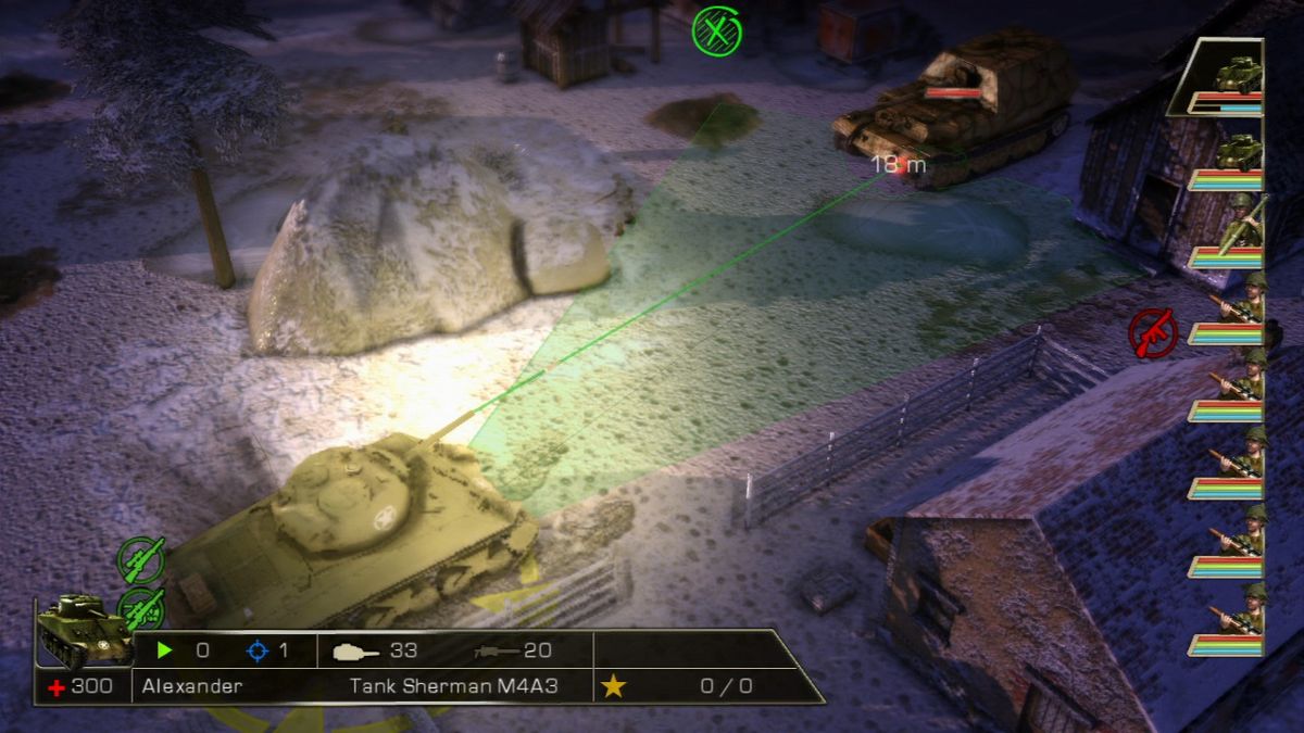 History Legends of War: Patton (PlayStation 3) screenshot: Tanks are less effective against anti-tank vehicles