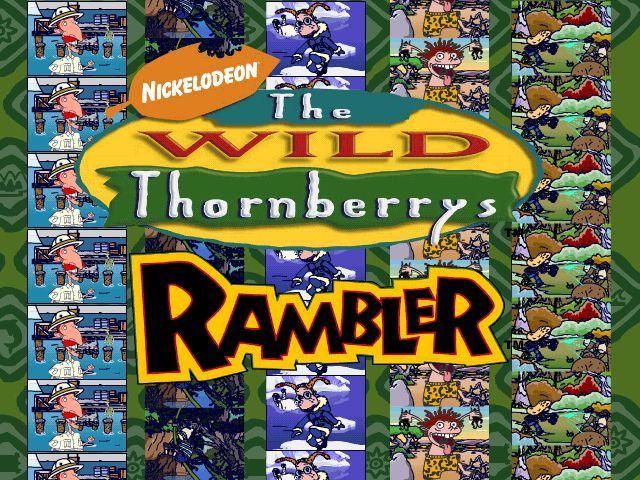The Wild Thornberrys: Rambler (Windows) screenshot: The title screen