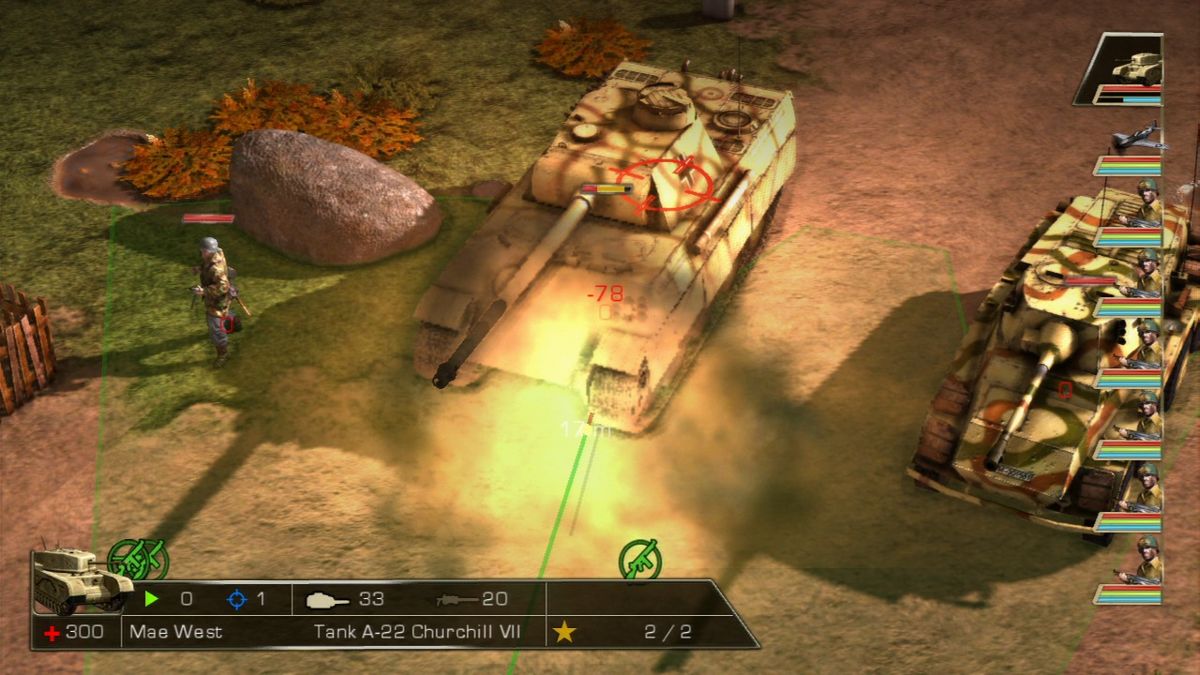 Screenshot of History Legends of War Patton (PlayStation 3, 2012
