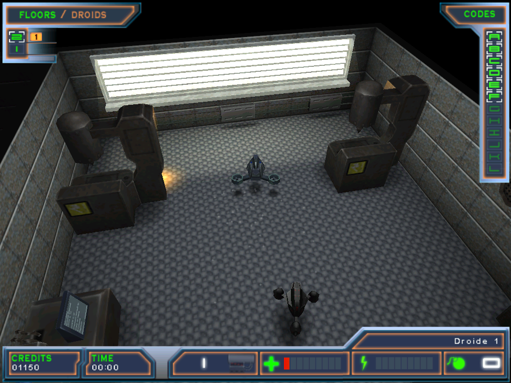 DEaktivacija (Windows) screenshot: Facing an enemy droid