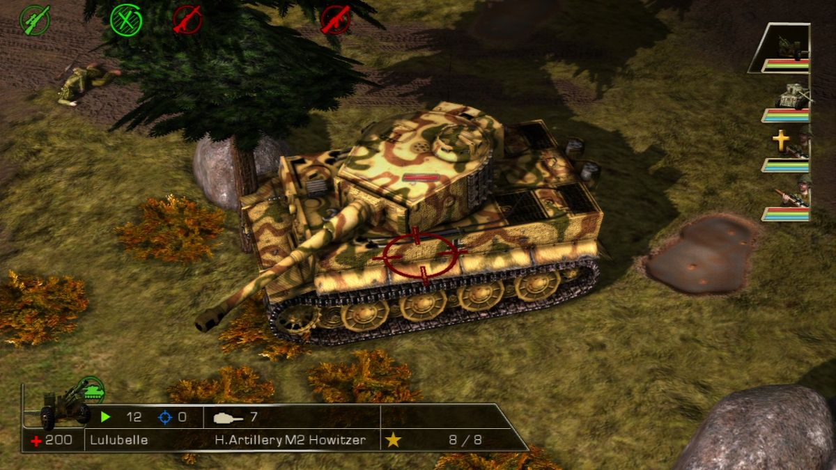 History Legends of War: Patton (PlayStation 3) screenshot: Close up on a dreaded German Tiger I