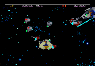 Zaxxon's Motherbase 2000 (SEGA 32X) screenshot: Stage 3, I've hijacked a space station.