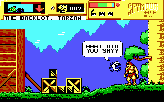 Seymour Goes to Hollywood (DOS) screenshot: Tarzan (EGA)