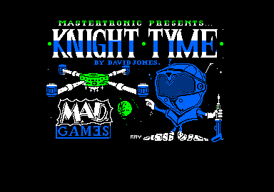 Knight Tyme (Amstrad CPC) screenshot: Title screen