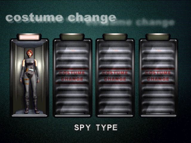 Dino Crisis (Windows) screenshot: Costume selection