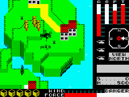 Cyclone (ZX Spectrum) screenshot: Giant's Gateway: Let's get a party!