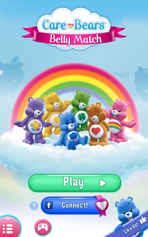 Care Bears: Belly Match (Android) screenshot: Main menu