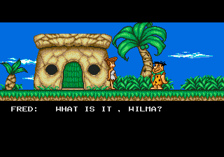 The Flintstones (Genesis) screenshot: The first quest