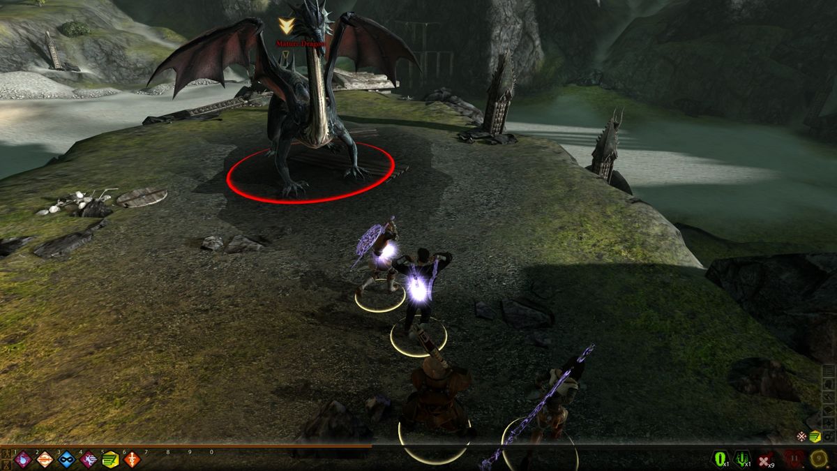 Dragon Age II (Windows) screenshot: It's about dragons, after all