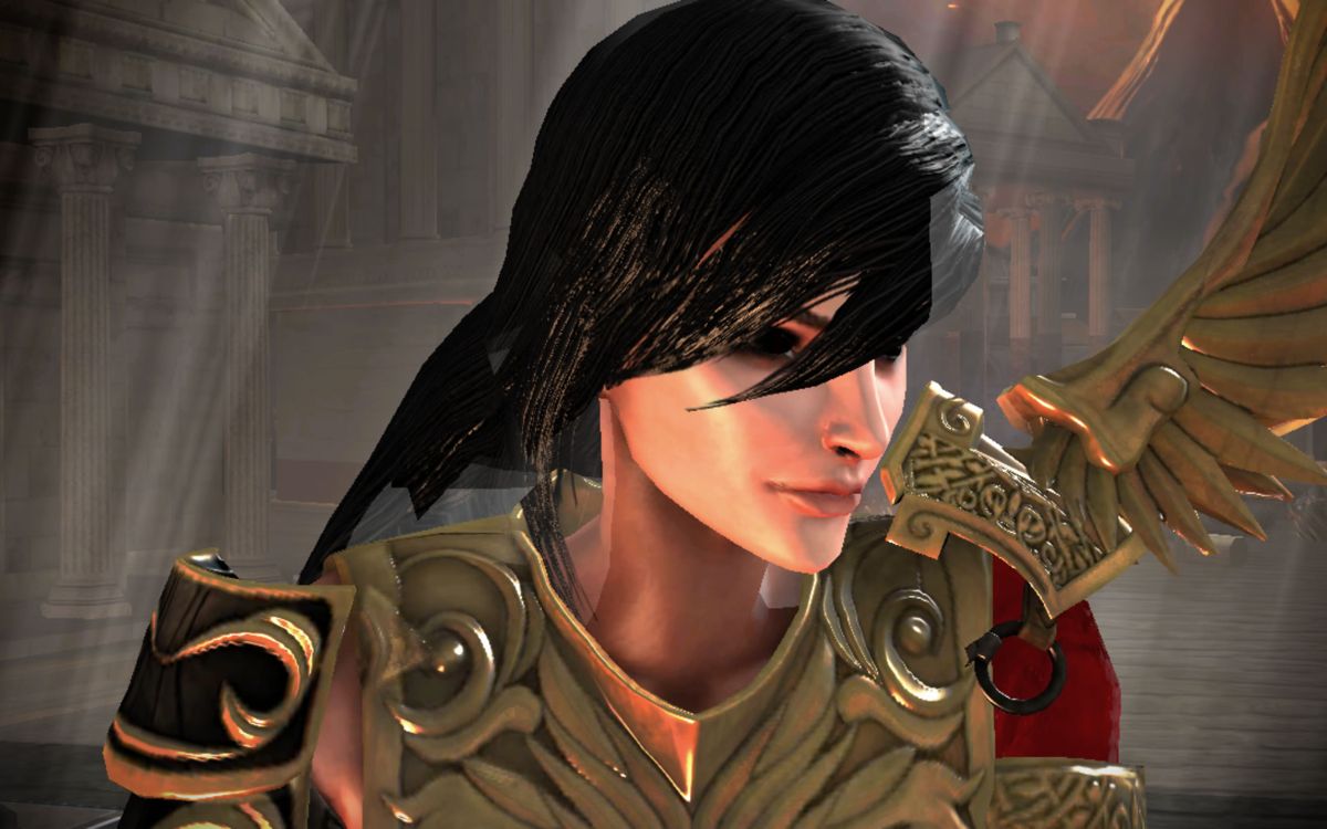 Gods of Rome (Android) screenshot: Close-up of Athena