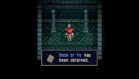 Ys I & II Chronicles (PSP) screenshot: Ys I: obtained a Book of Ys