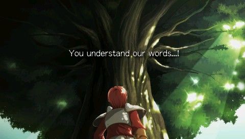 Ys I & II Chronicles (PSP) screenshot: Ys I: Roda tree