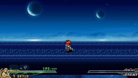 Ys I & II Chronicles (PSP) screenshot: Ys I: almost at the top of Darm tower
