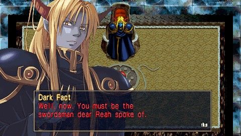 Ys I & II Chronicles (PSP) screenshot: Ys I: meet Dark Fact