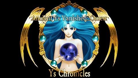 Ys I & II Chronicles (PSP) screenshot: Ys I: Title screen