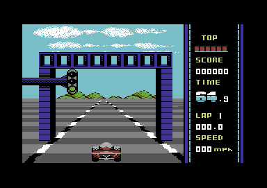 WEC Le Mans 24 (Commodore 64) screenshot: Go!