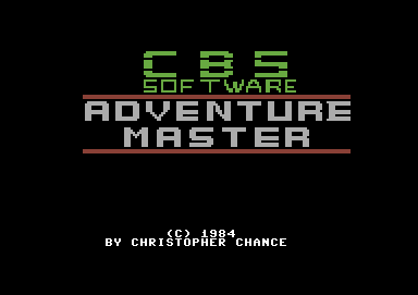 Adventure Master (Commodore 64) screenshot: Title