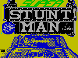 Super Stuntman (ZX Spectrum) screenshot: Loading screen.
