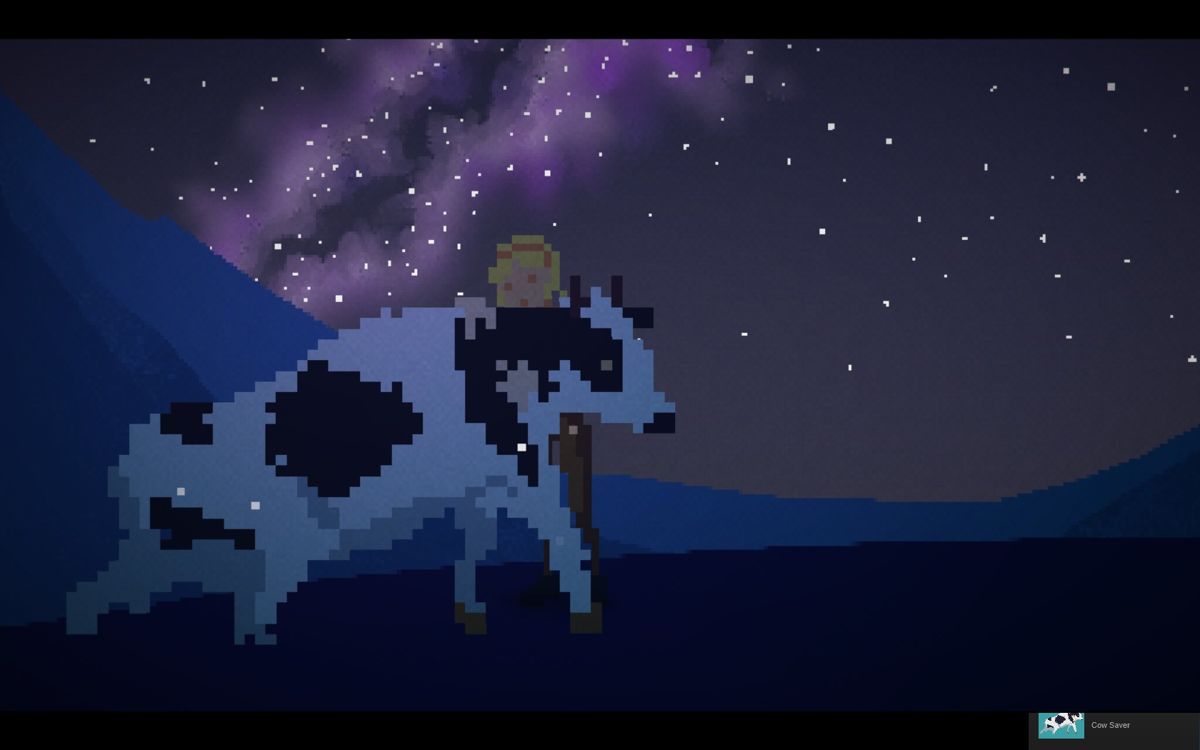 Milkmaid of the Milky Way (Windows) screenshot: There she is.