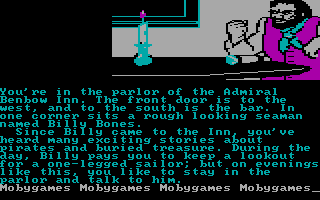 Treasure Island (DOS) screenshot: Billy Bones
