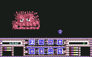 Better Dead Than Alien! (Commodore 64) screenshot: Another so-called super-alien