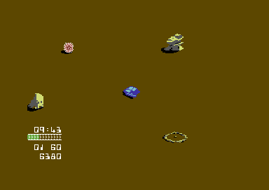 Power (Commodore 64) screenshot: Hit it this time!