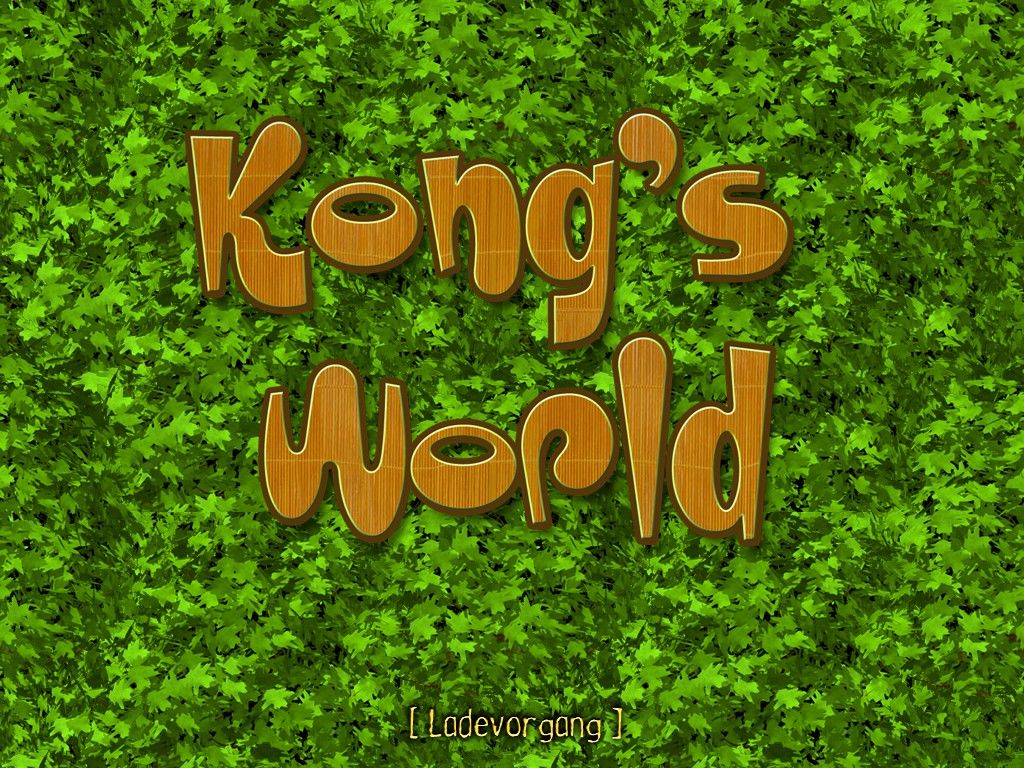 Kong's World (Windows) screenshot: Start screen