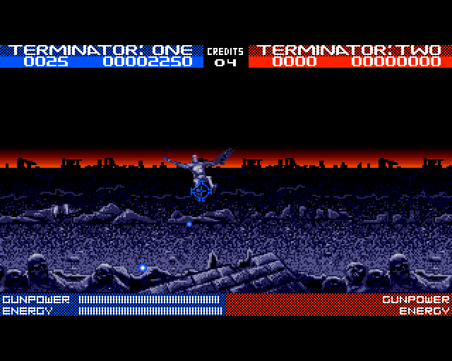 Terminator 2: Judgment Day (Amiga) screenshot: ...and action!