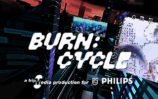Burn:Cycle (Windows 3.x) screenshot: Title screen