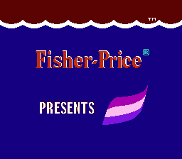 Fisher-Price I Can Remember (NES) screenshot: Official Fisher-Price logo