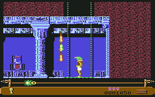 Eye of Horus (Commodore 64) screenshot: Entered a new section