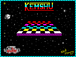 Kemshu (ZX Spectrum) screenshot: Loading screen.