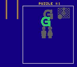Fisher-Price Perfect Fit (NES) screenshot: Matching a shape on the easy puzzle