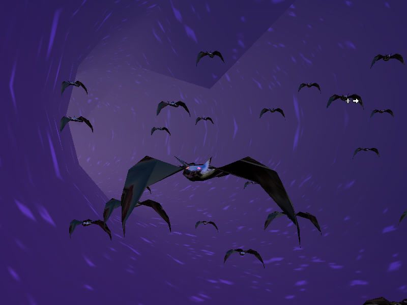 MusicVR Episode 1: Tr3s Lunas (Windows) screenshot: To the batcave!