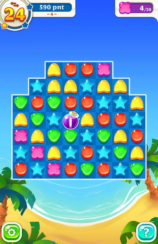 Scrubby Dubby Saga (Android) screenshot: Playing with a portrait orientation (Dutch version).