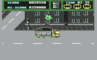 Batman (Commodore 64) screenshot: Released one balloon into the sky