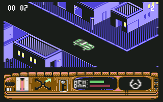 Beverly Hills Cop (Commodore 64) screenshot: Part one