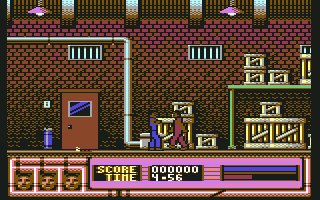 Beverly Hills Cop (Commodore 64) screenshot: Dead