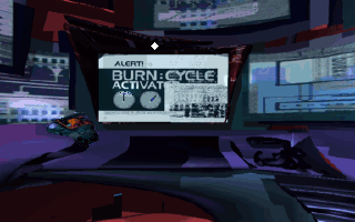 Burn:Cycle (Windows 16-bit) screenshot: Terminal