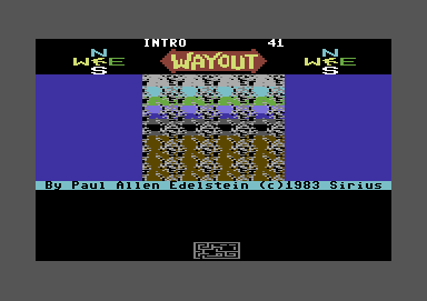 Wayout (Commodore 64) screenshot: Through the exit