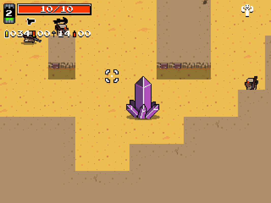 Wasteland Kings (Windows) screenshot: Crystal's special ability is to form a shield.