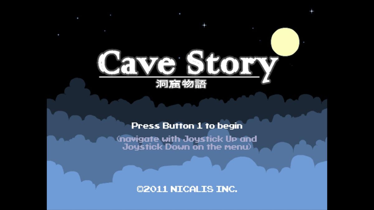 Cave Story+ (Windows) screenshot: Title Screen